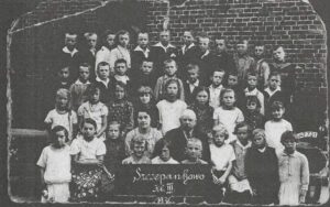 Szkoła w Szczepankowie, klasa III, 1936r.